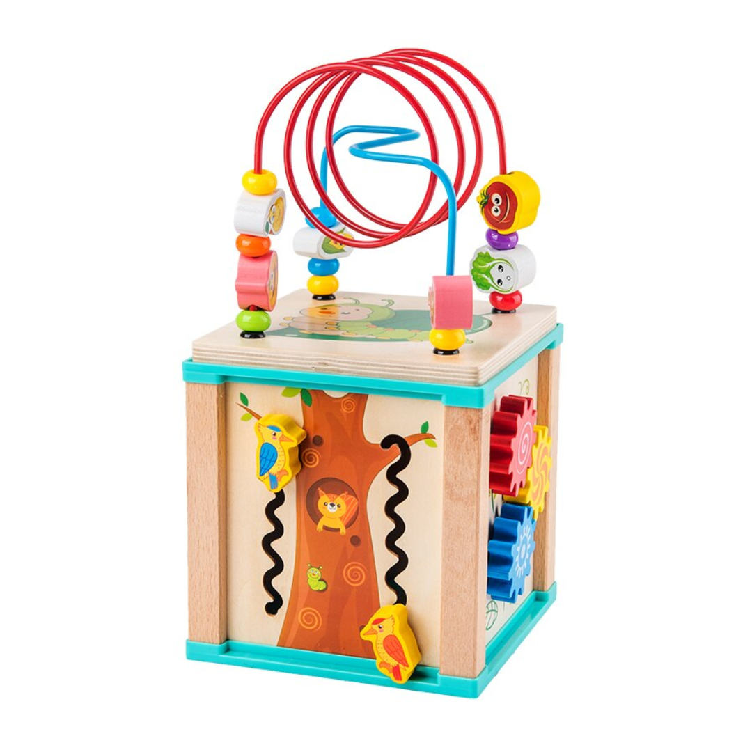 CUBO DE MOTRICIDAD ABIERTA PARA BEBÉS Y NIÑOS - 4