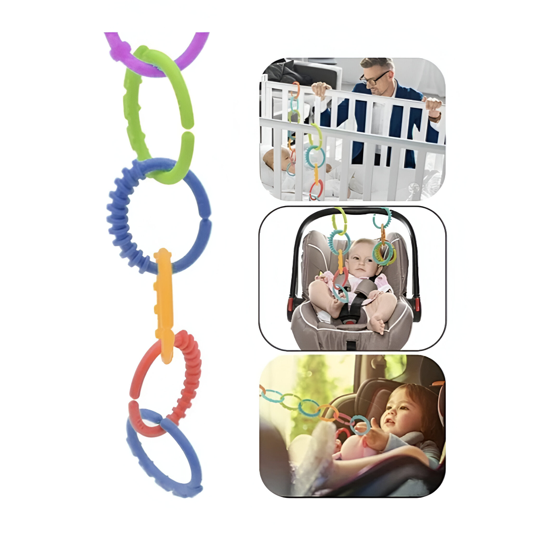 SET BEBE 24 ARGOLLAS TEXTURIZADAS BEBÉS MULTIUSOS MULTICOLOR - 3
