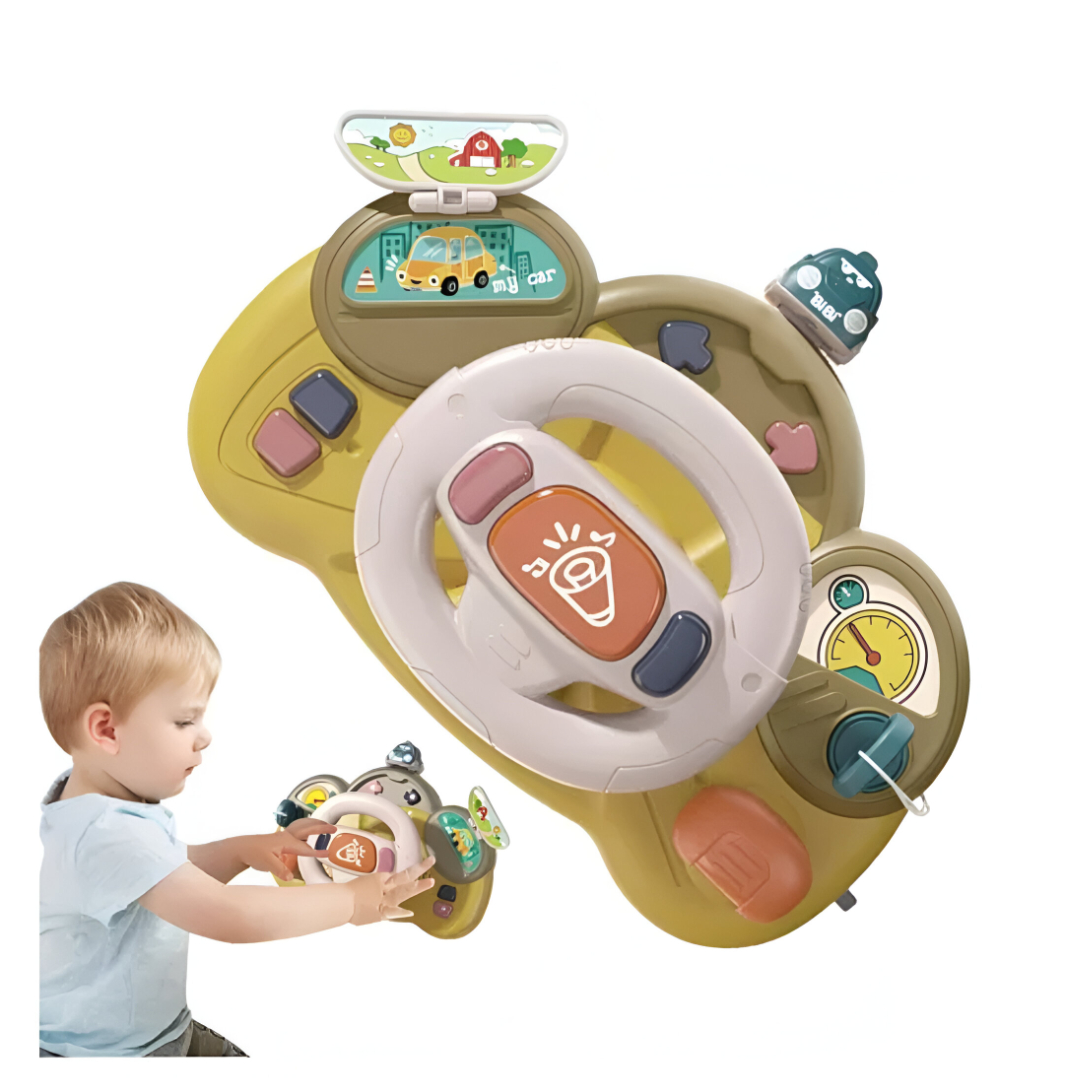 JUGUETE DIDÁCTICO VOLANTE MUSICAL PARA BEBÉS - 2