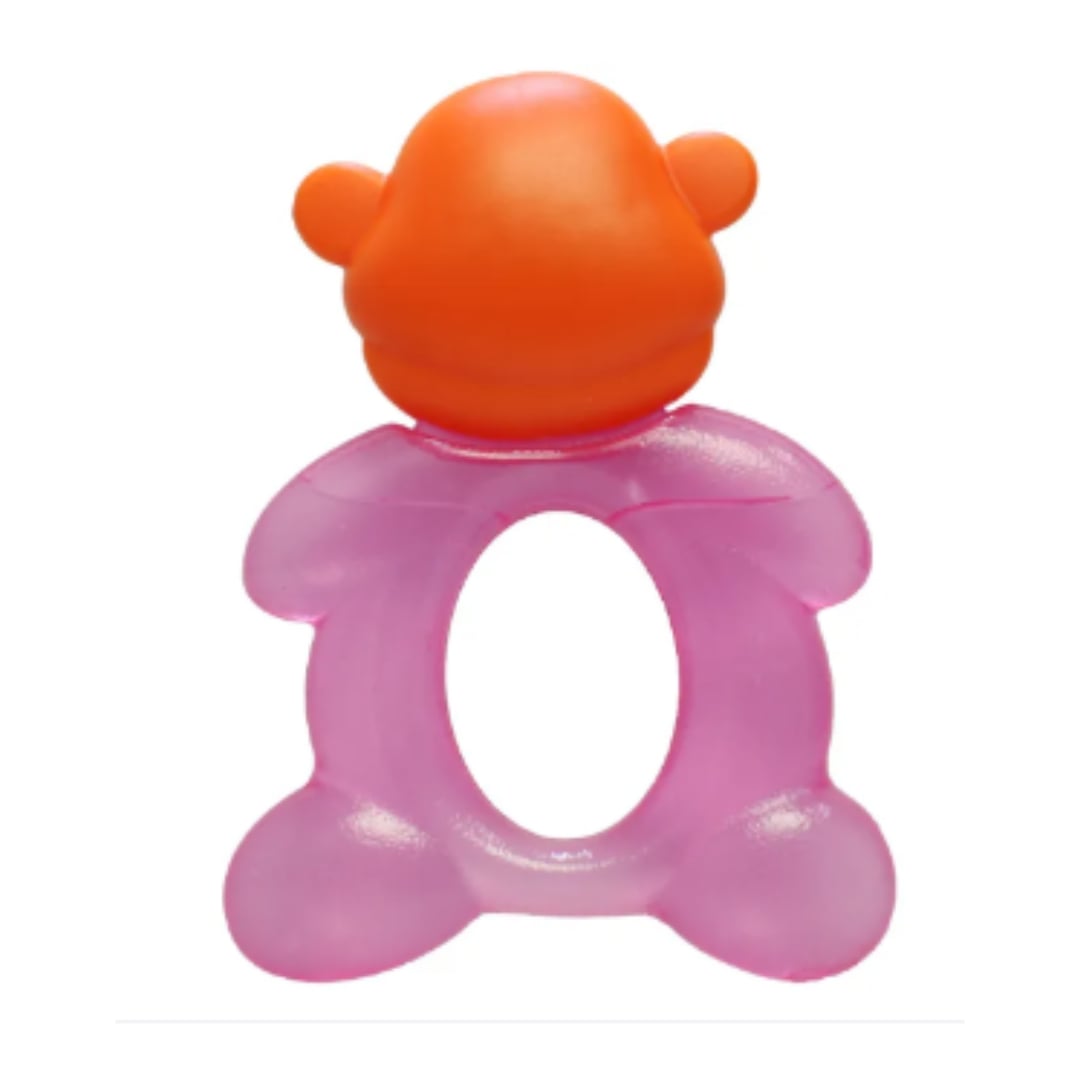 MORDEDOR BEBE REFRIGERABLE MONITO ROSA - 2