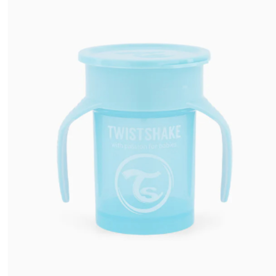 VASO TWISTSHAKE 360 ANTI DERRAME 230 ML CELESTE - 1