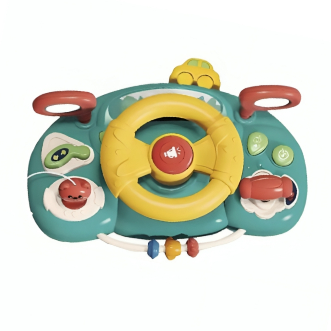 VOLANTE INFANTIL MUSICAL TURQUESA - 1