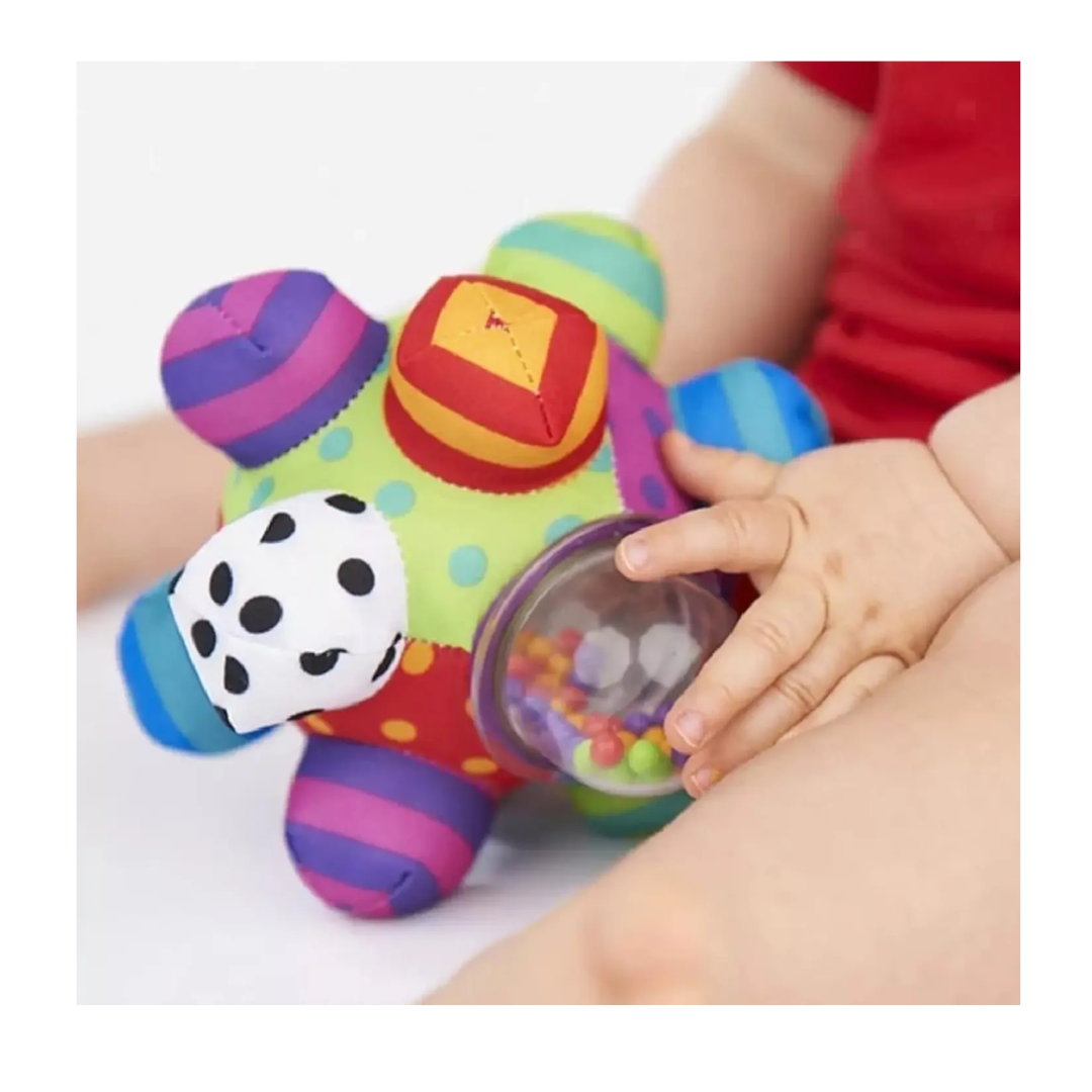 PELOTA DE TELA SENSORIAL PARA BEBÉS - 3