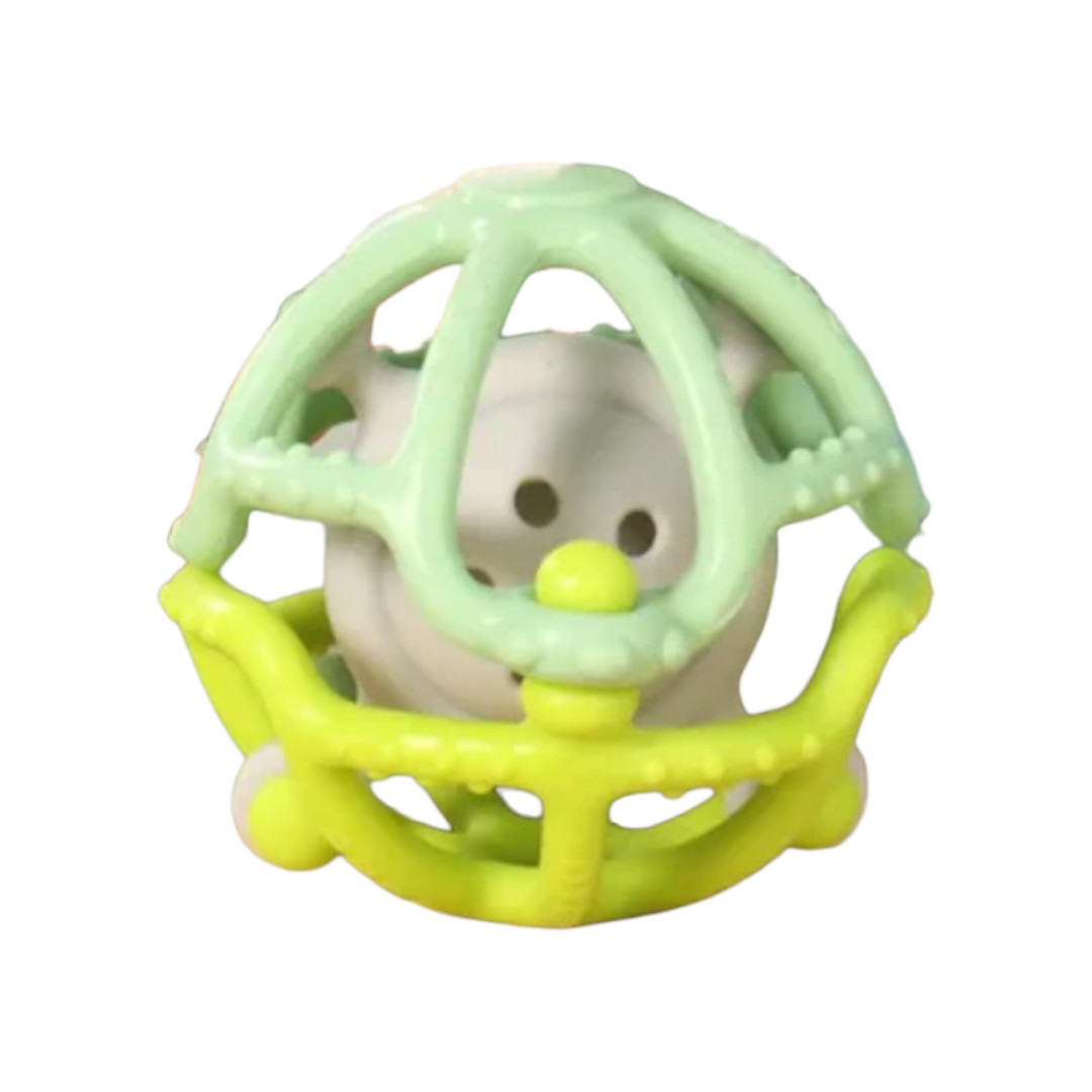 MORDEDOR PELOTA SILICONA VERDE - 1