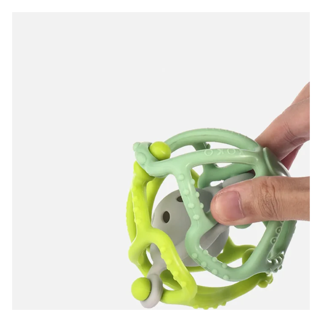 MORDEDOR PELOTA SILICONA VERDE - 2
