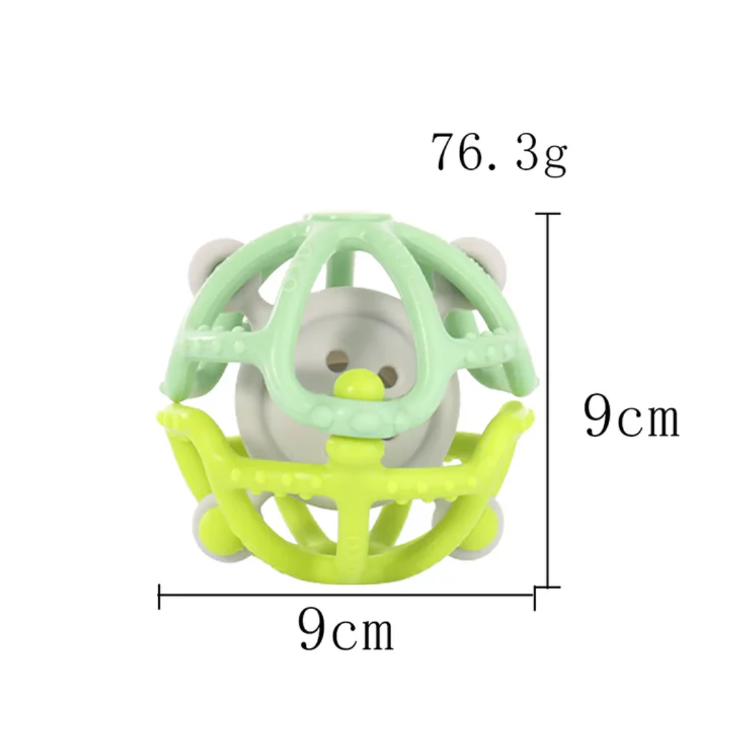MORDEDOR PELOTA SILICONA VERDE - 3