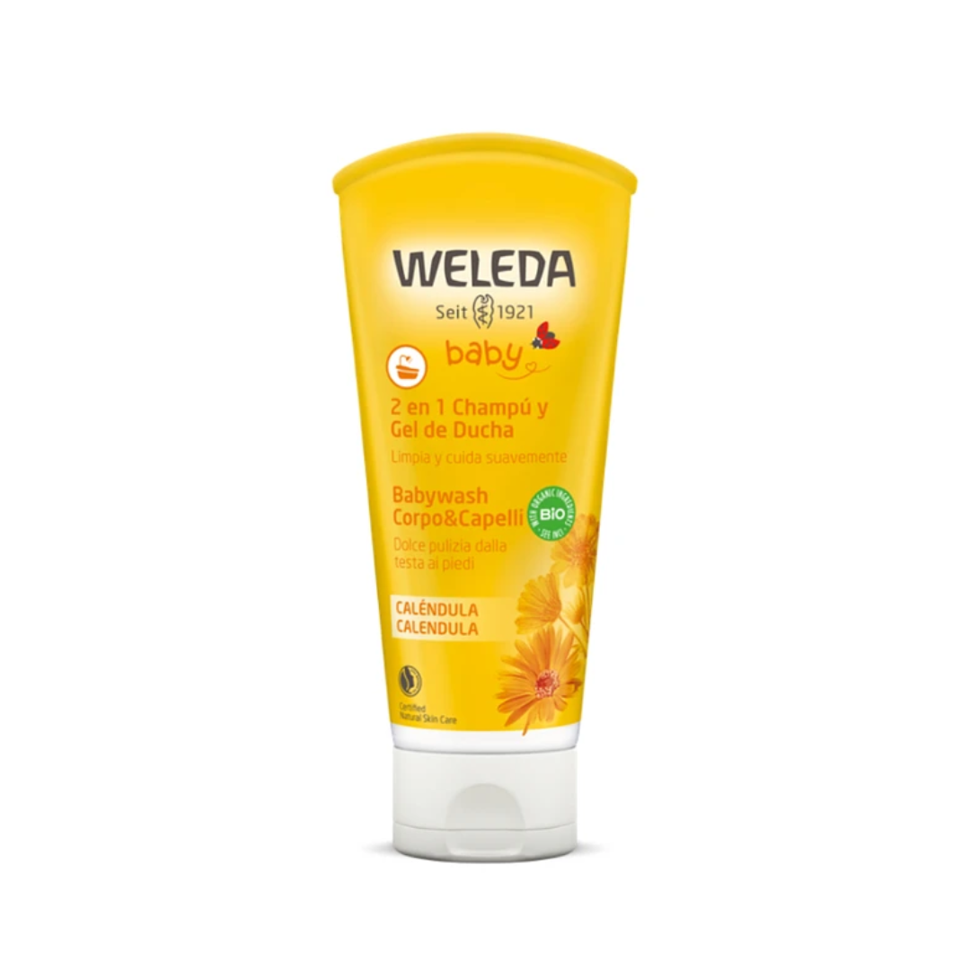 SHAMPÚ Y GEL DE DUCHA DE CALÉNDULA 200ML - 2