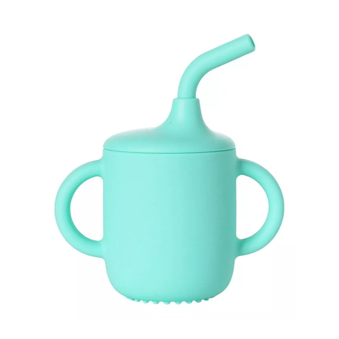 VASO SILICONA CON ASAS MENTA - 1