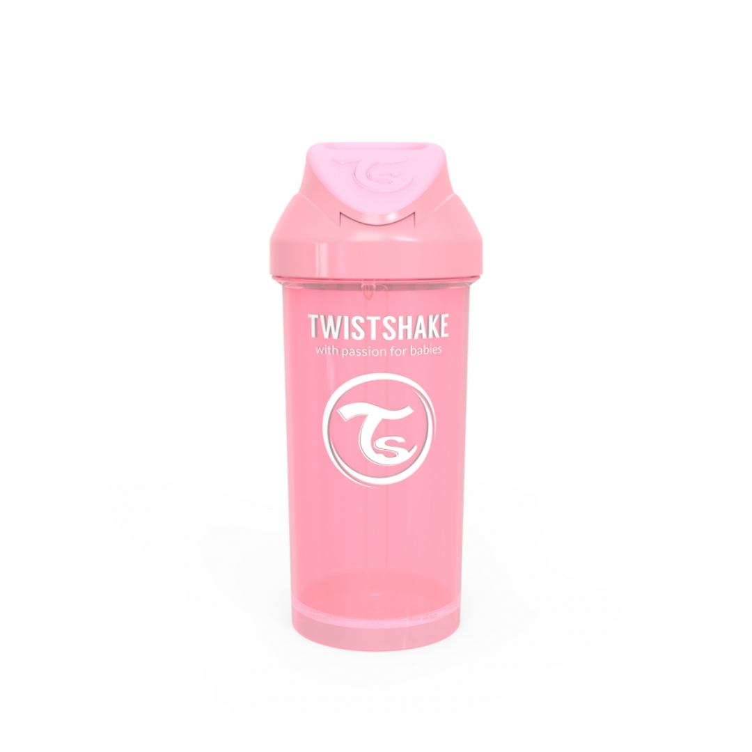 VASO TWISTSHAKE STRAW CUP 360ML 6+M ROSADO - 2