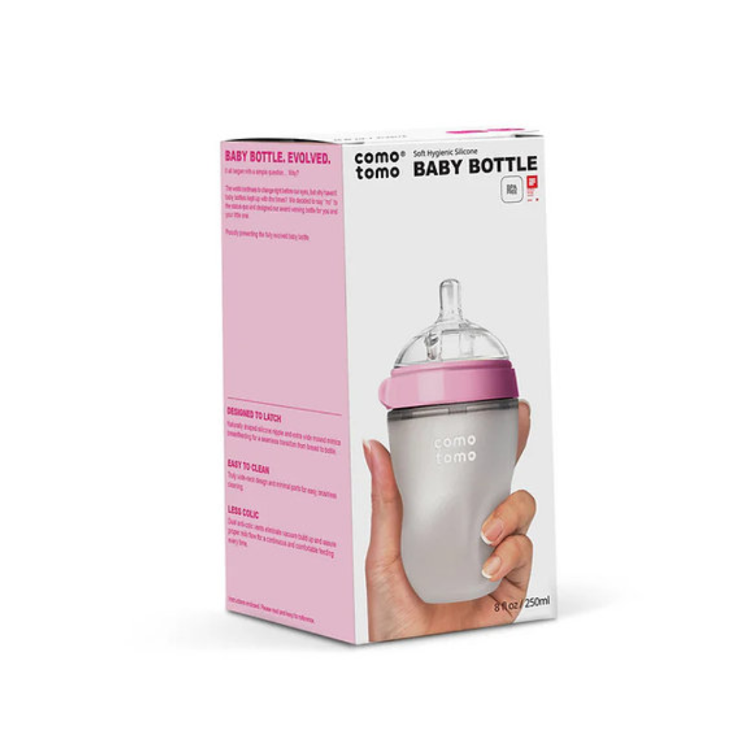 MAMADERA COMO TOMO 250 ML ROSADA - 3