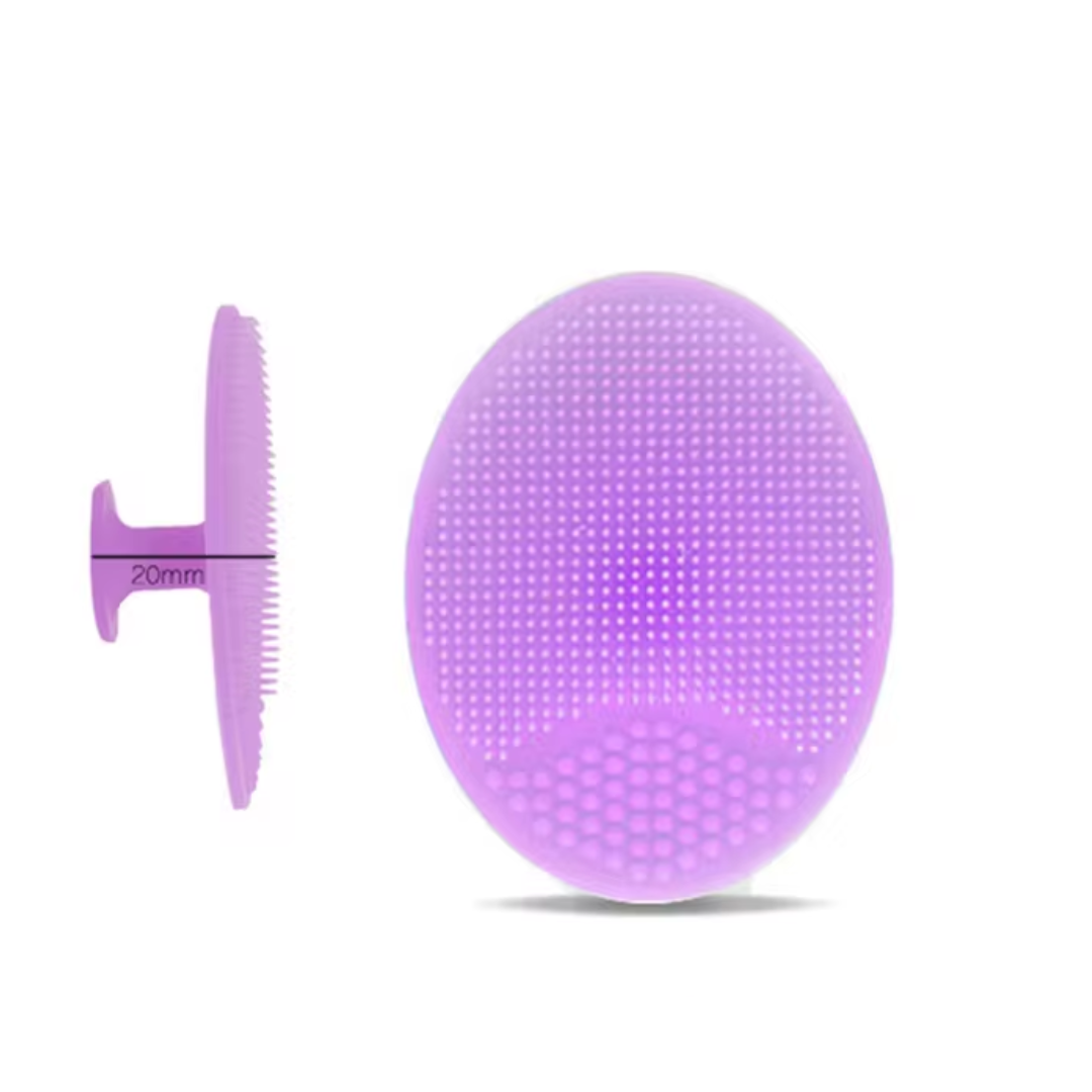 SET X3 CEPILLO SILICONA PARA BEBÉS MORADO - 2