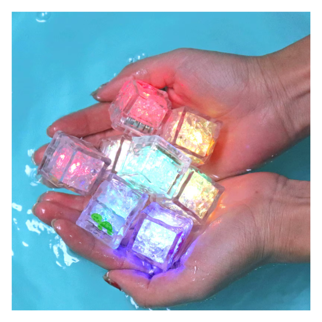 SET 8 CUBOS LUMINOSOS LED PARA EL AGUA - 2