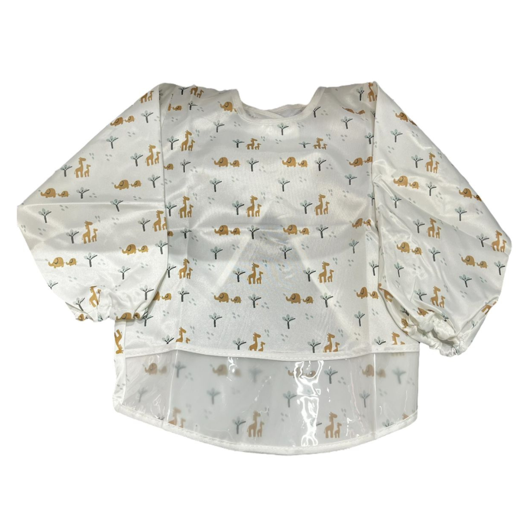 DELANTAL IMPERMEABLE ANIMALES BLANCO - 1