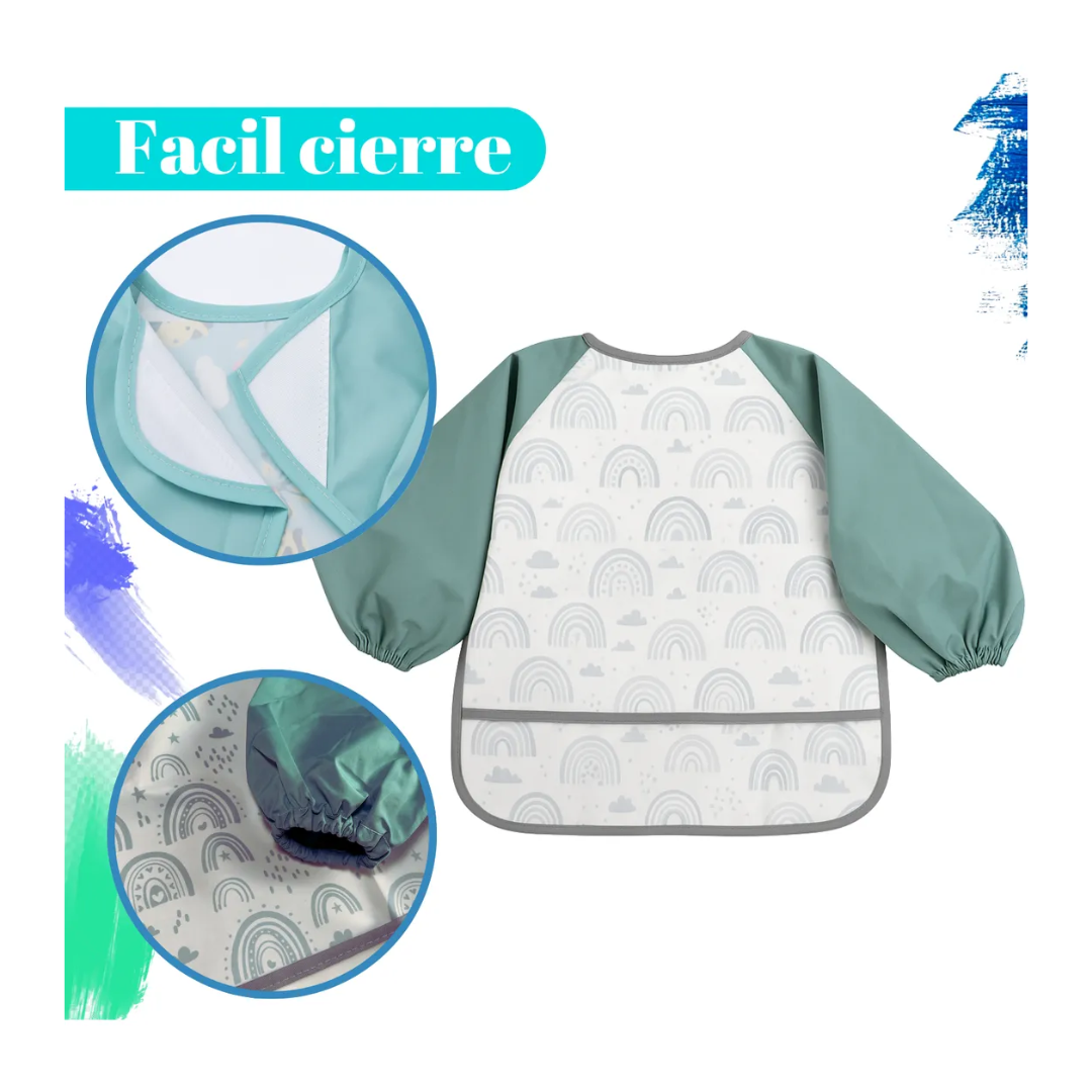DELANTAL IMPERMEABLE PANDA ROSA - 4