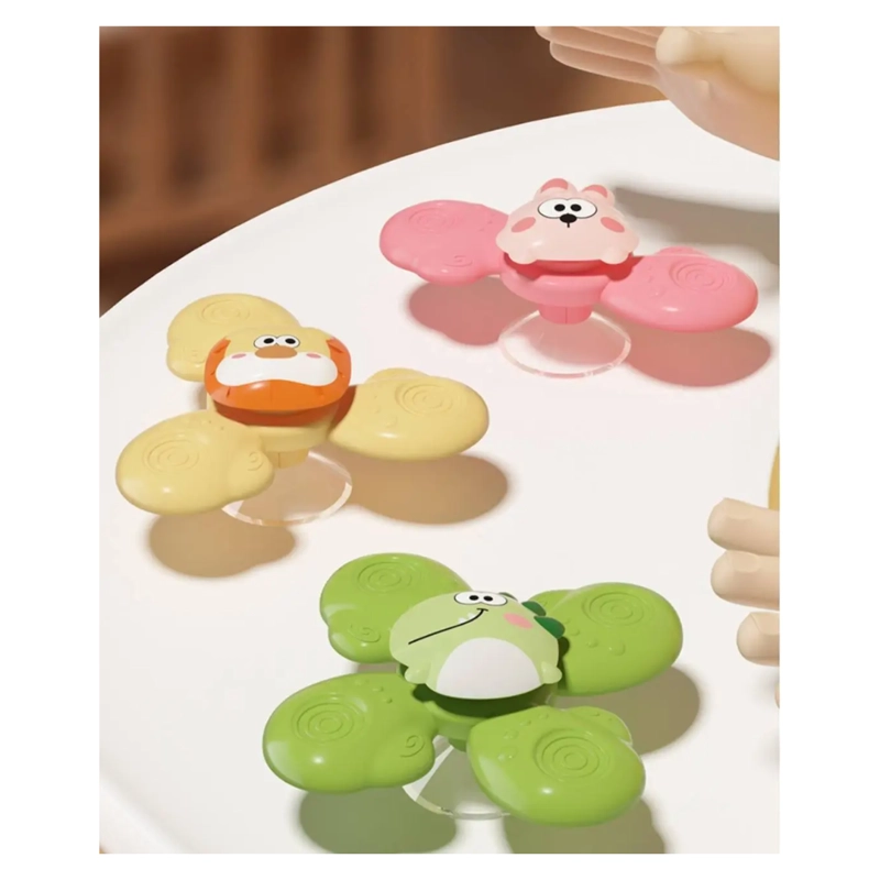 SET 3 SPINNER CON VENTOSA ANIMALES - 5