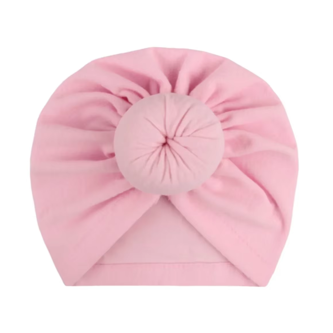TURBANTE LAZO DONUTS ROSA - 1