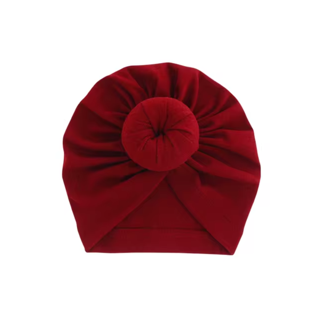 TURBANTE LAZO DONUTS ROJO - 1