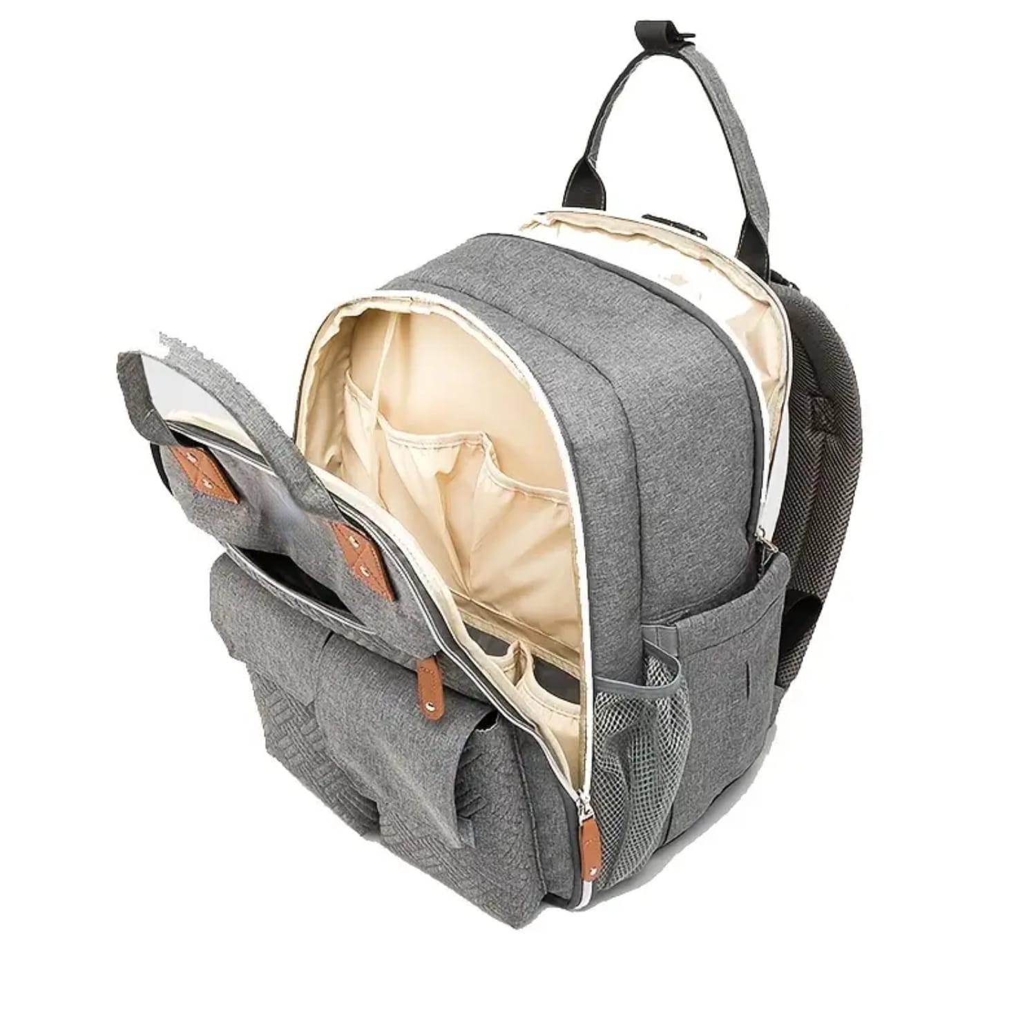 MOCHILA MATERNAL MAS MUDADOR ROSA - 5