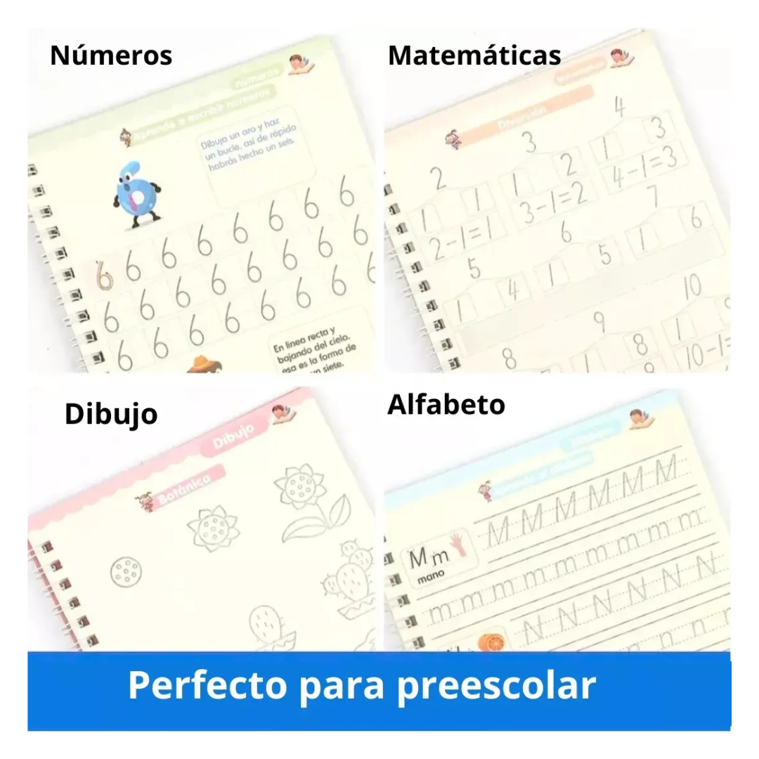 SET LIBROS EDUCATIVOS MONTESSORI MAGICOS - 3
