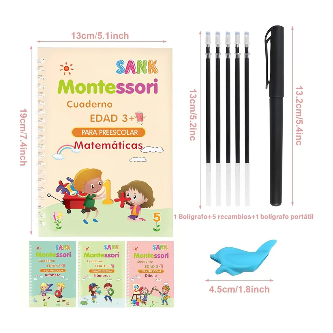 SET LIBROS EDUCATIVOS MONTESSORI MAGICOS - 6