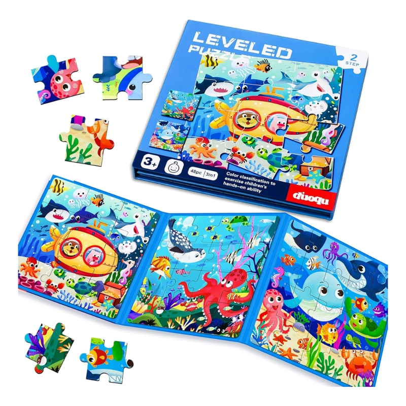 PUZZLE MAGNE TICO 3 EN 1 STEP 2 SUBMARINO - 1