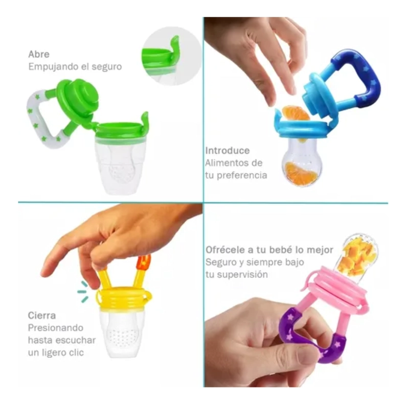 CHUPETE DE SILICONA PARA FRUTAS VERDE - 3