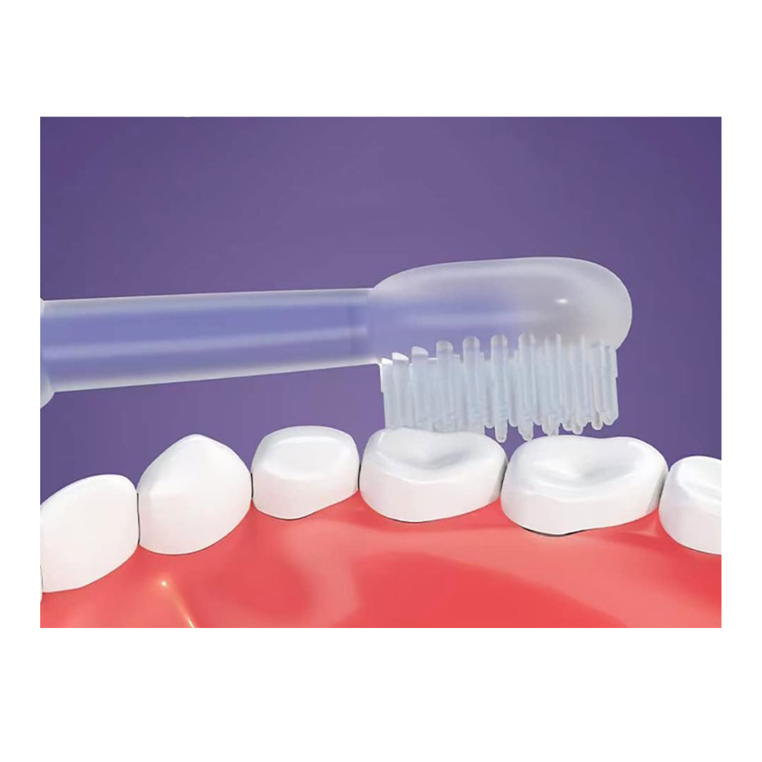 PACK 3 CEPILLOS DENTALES SILICONA PARA BEBÉS VERDE - 3