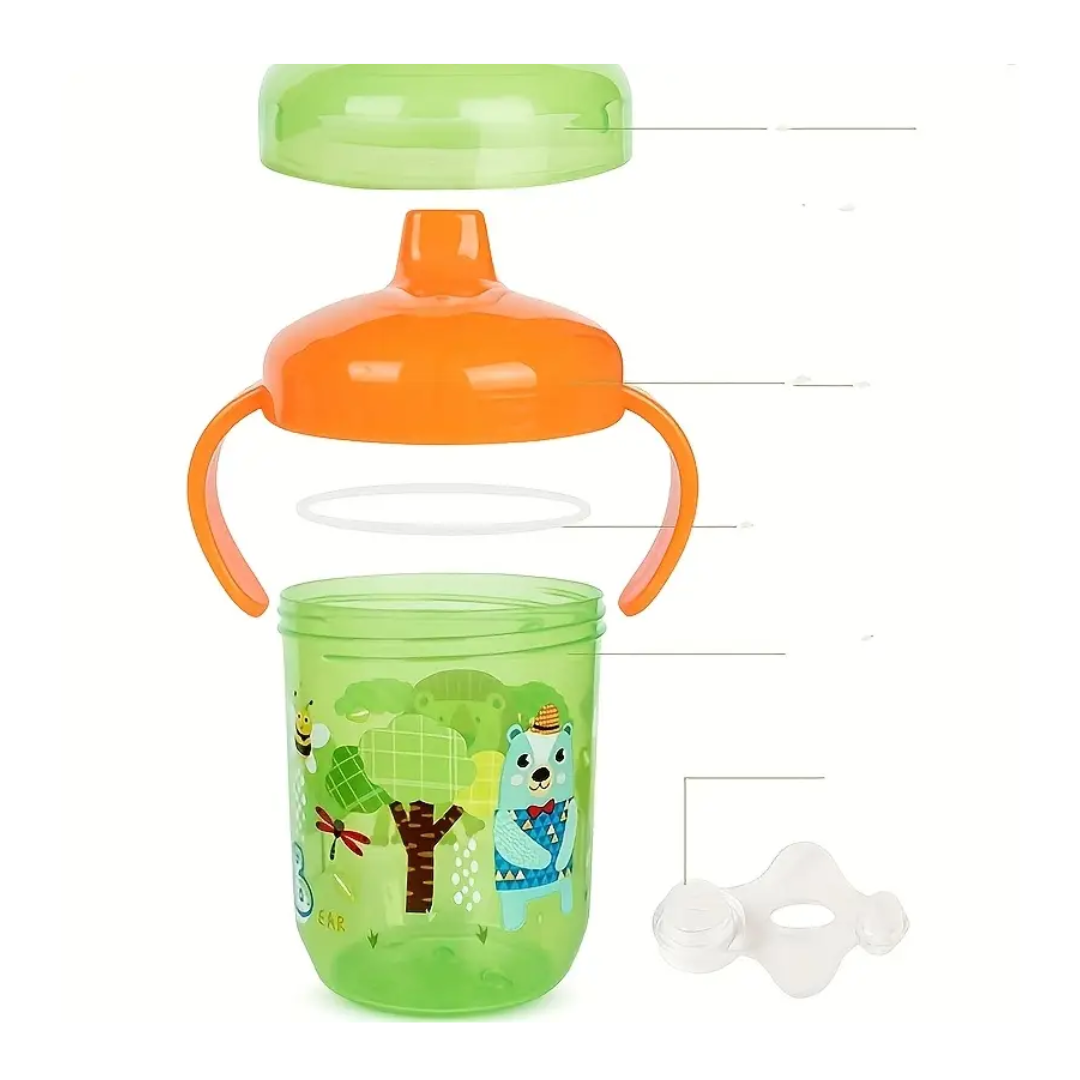 VASITO DE ENTRENAMIENTO PARA BEBE S CON BOQUILLA VERDE - 3