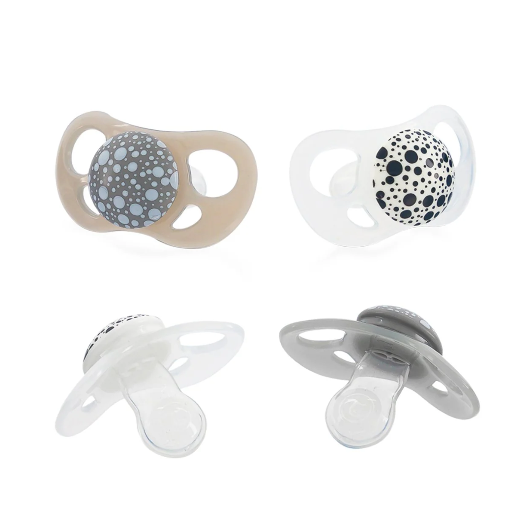CHUPETES TWISTSHAKE 0+M GRIS BLANCO - 2