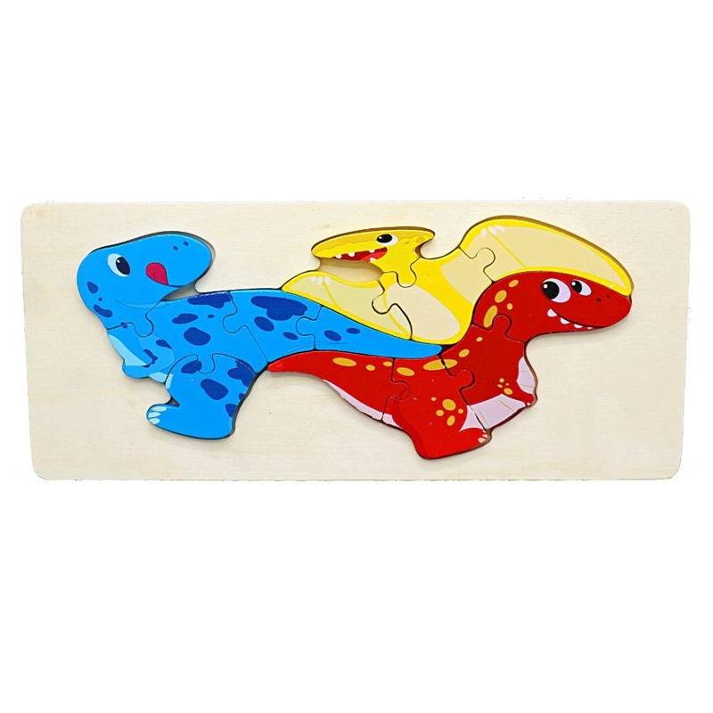 ROMPECABEZAS BASE 3 DINOSAURIOS - 1