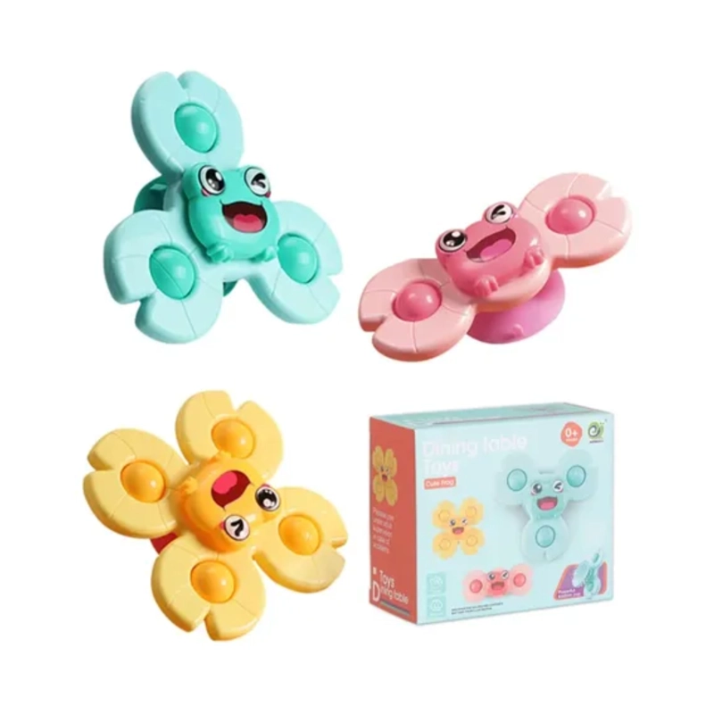 SET 3 SPINNER CON VENTOSA CELESTE - 3