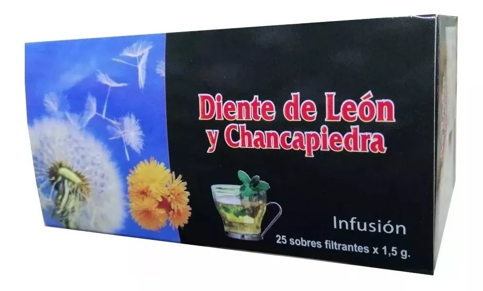 INFUSION TE 4 X 25 BOLSITAS FILTRANTE DIENTE LEON CHANCA PIEDRA - 1