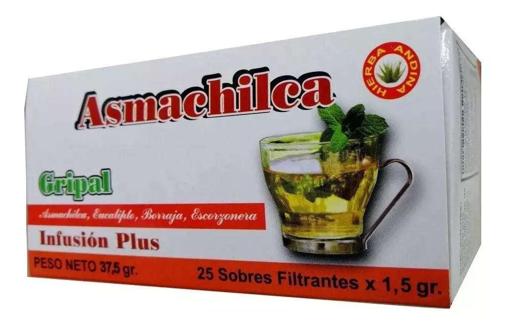 SET 9 INFUSIONES TE FILTRANTE 25 BOLSITAS ASMACHILCA GRIPAL - 1