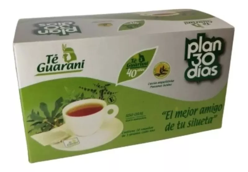 TÉ FILTRANTE PLAN 30 DIAS GUARANI CAJA 30 SOBRES - 1