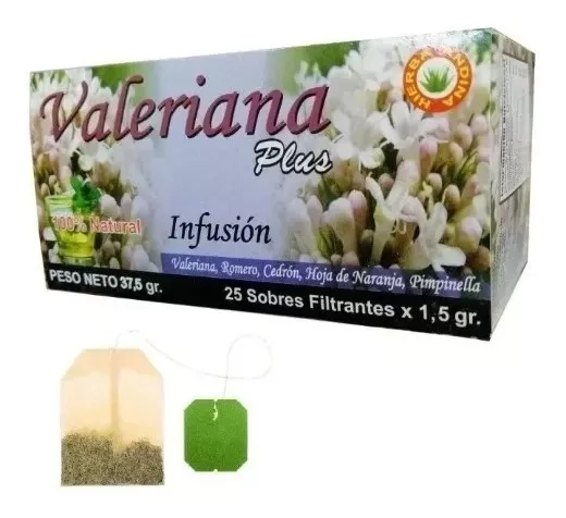 TE VALERIANA 25 BOLSITAS - 1