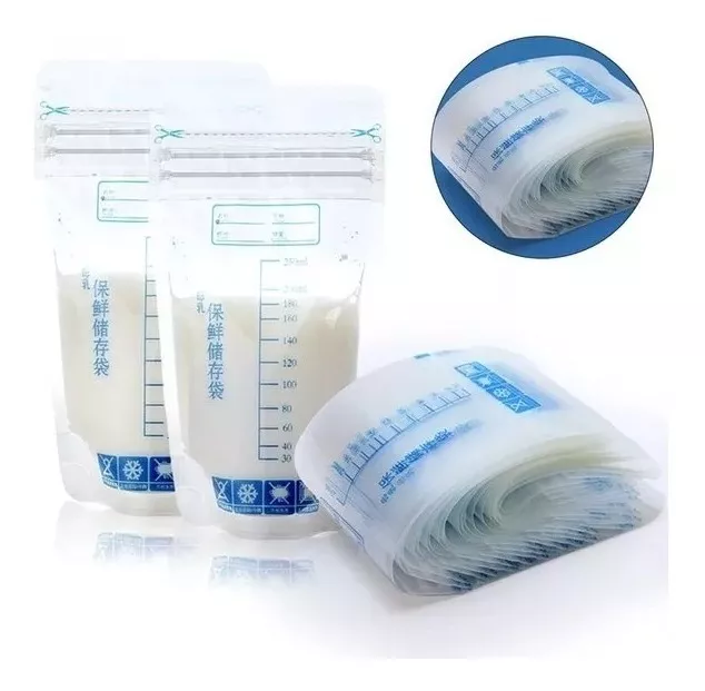SET 30 BOLSAS ALMACENAR Y CONGELAR LECHE MATERNA 250ML - 1
