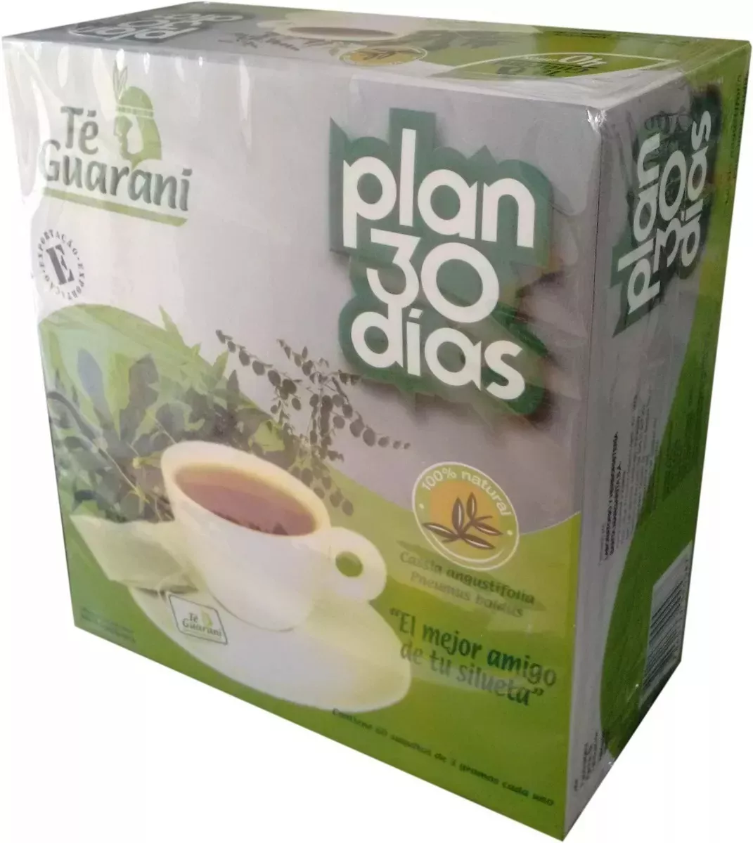 INFUSION TE 4 X 240 SAQUITOS GUARANI PLAN 30 DIAS ADELGAZAR - 3