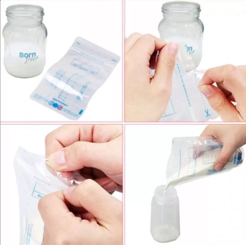 PACK X150 BOLSA ALMACENAMIENTO LECHE MATERNA GUARDA + ENVIO NEGRO - 4