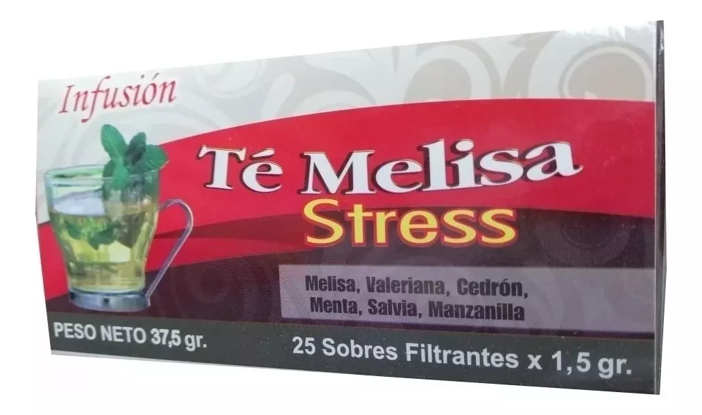 SET 9 INFUSIONES TE FILTRANTE 25 BOLSITAS MELISA STRESS - 1