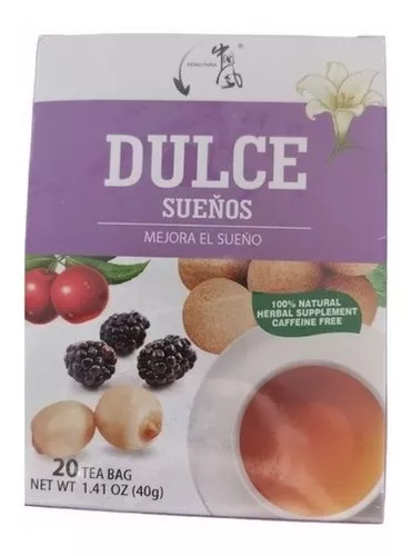 PACK 2 CAJAS TE RELAJANTE DULCES SUEÑOS 20 SAQUITOS C/U - 1