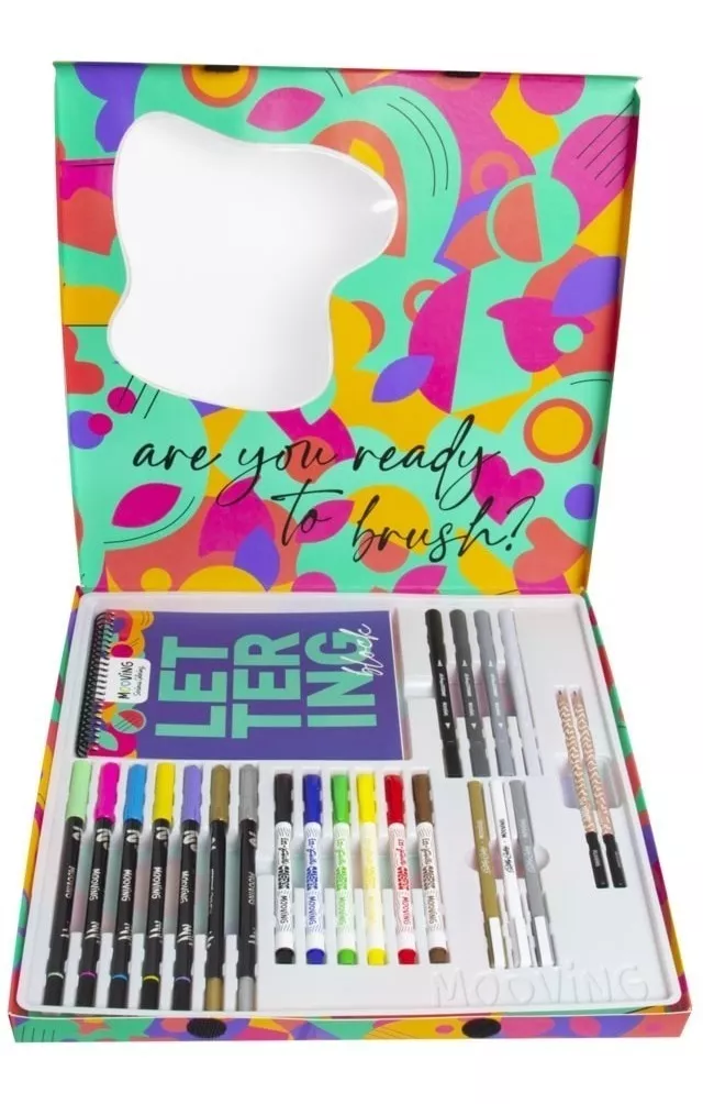 SET LETTERING FEST MOOVING COLORING 23 PIEZAS - 3