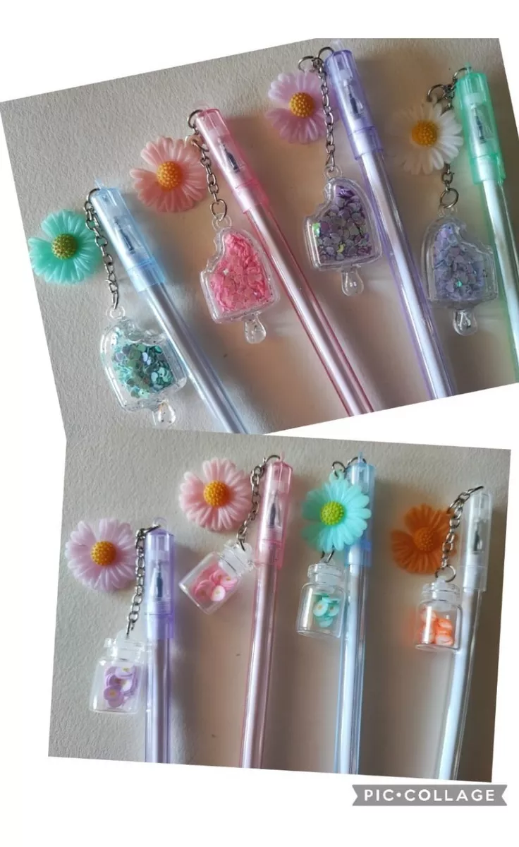 PACK X60 LÁPICES DISEÑOS PREMIUM COLGANTES KAWAII SURTIDOS - 1