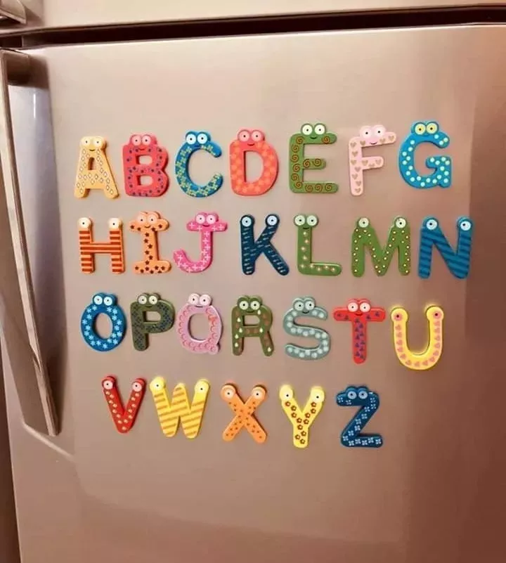 SET LETRAS ABECEDARIO Y NÚMEROS DIDÁCTICOS MAGNÉTICOS MONTESSORI - 2