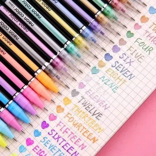 SET LÁPICES NEON 48 COLORES + 1 LIBRO MANDALAS - 3