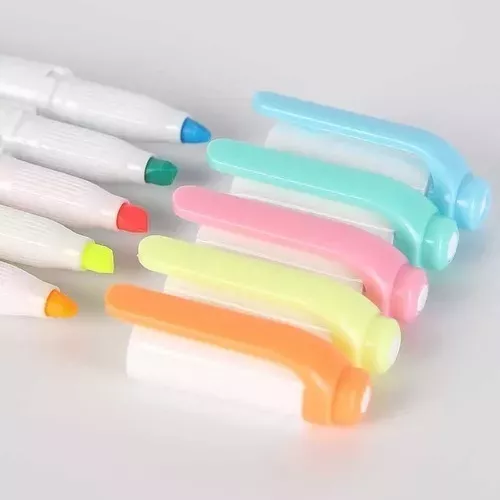 PLUMONES DOBLE PUNTA DESTACADORES HIGHLIGHTER 25 COLORES - 3
