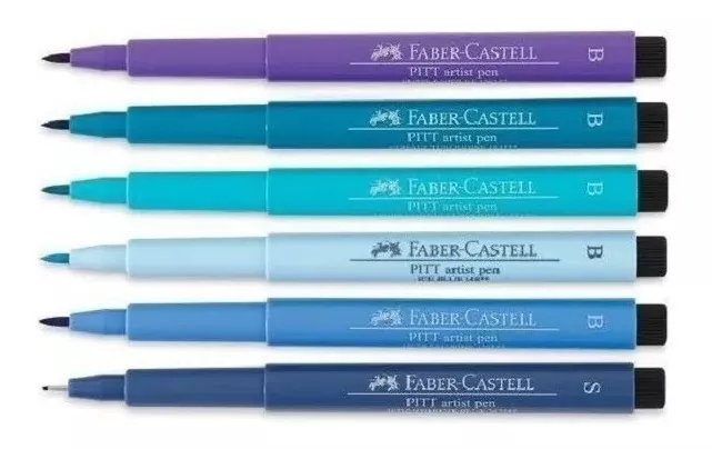 MARCADORES FABER-CASTELL LETTERING PITT FABER CASTELL 6U GOOD VIVES ONLY - 2