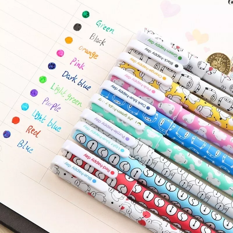 SET LÁPICES KAWAII FINELINER X10 COLORES - 1