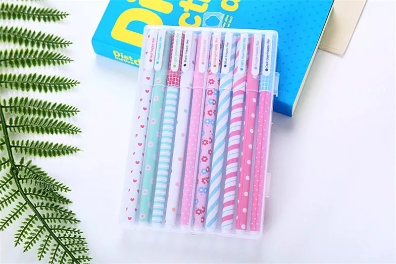 SET LÁPICES KAWAII FINELINER X10 COLORES - 2