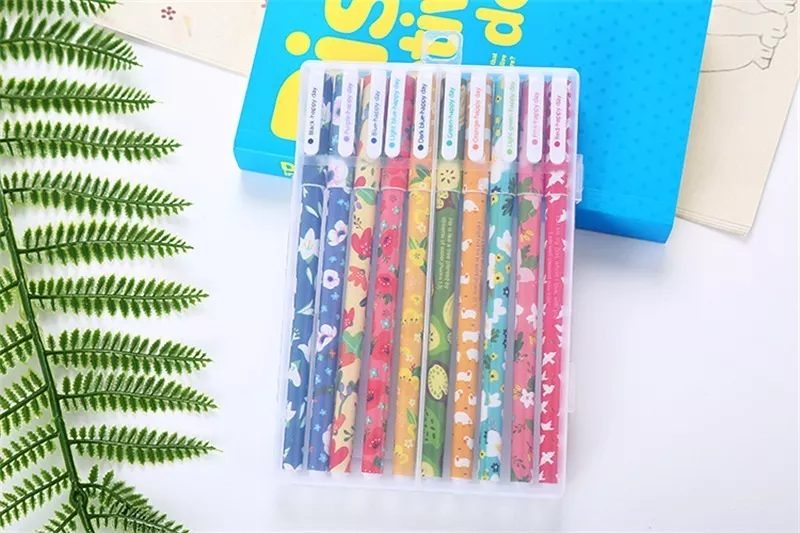 SET LÁPICES KAWAII FINELINER X10 COLORES - 4