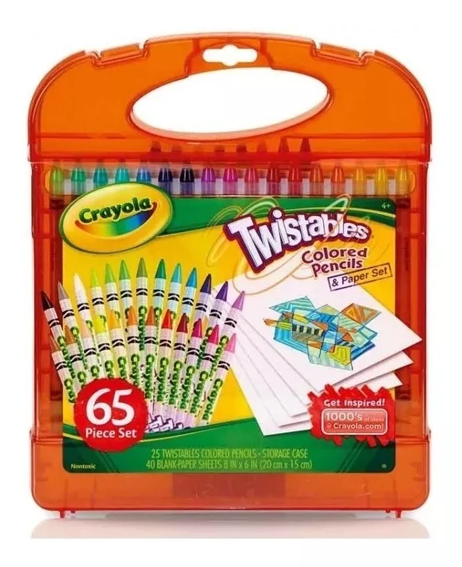 MALETA CRAYOLA LÁPICES DE COLORES TWISTABLES - 1